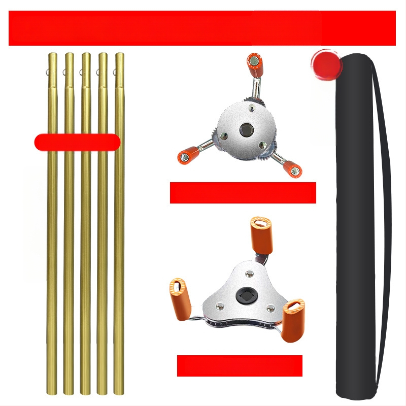 Hudun demontāžas instruments no alumīnija sakausējuma ugunsdzēsības dūmu sensoru un temperatūras sensoru detektoriem; 6 komplekti; saderīgs ar dažādu zīmolu dūmu un temperatūras sensoru; demontāžas rīki