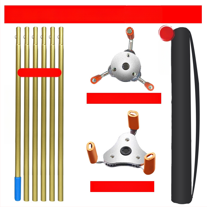 Hudun demontāžas instruments no alumīnija sakausējuma ugunsdzēsības dūmu sensoru un temperatūras sensoru detektoriem; 6 komplekti; saderīgs ar dažādu zīmolu dūmu un temperatūras sensoru; demontāžas rīki