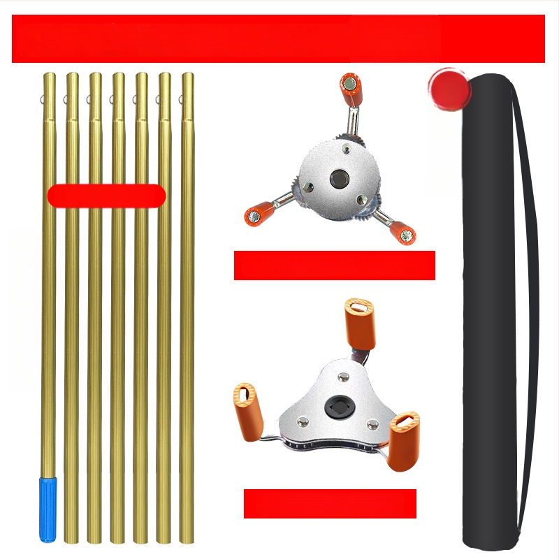 Hudun demontāžas instruments no alumīnija sakausējuma ugunsdzēsības dūmu sensoru un temperatūras sensoru detektoriem; 6 komplekti; saderīgs ar dažādu zīmolu dūmu un temperatūras sensoru; demontāžas rīki
