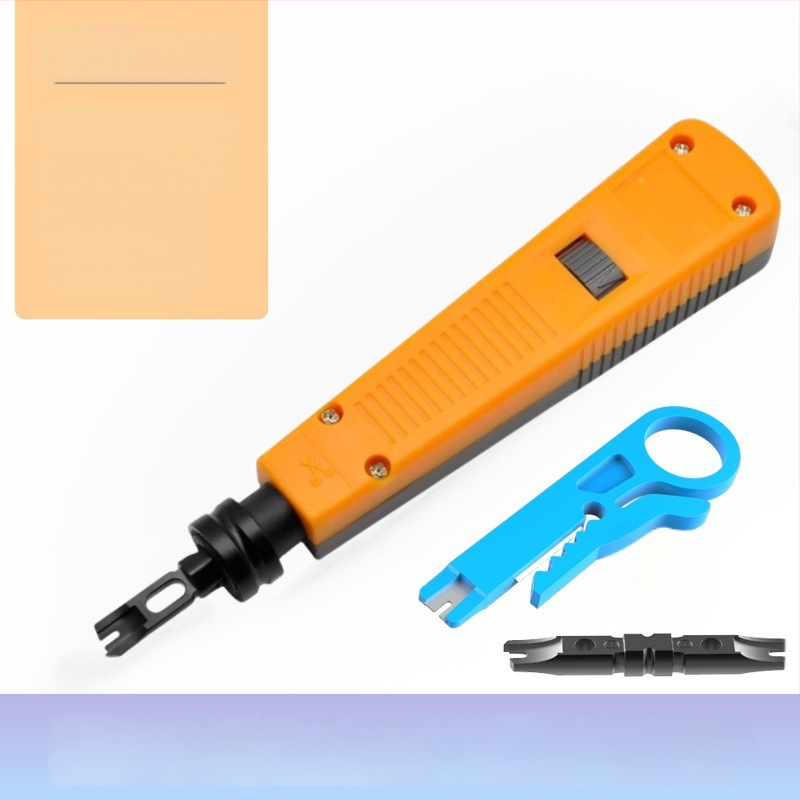 Tīkla vadu perforēšanas nazis – 110 krimpēšanas jauda, 175 mm garums, ABS rokturis, 45# tērauds