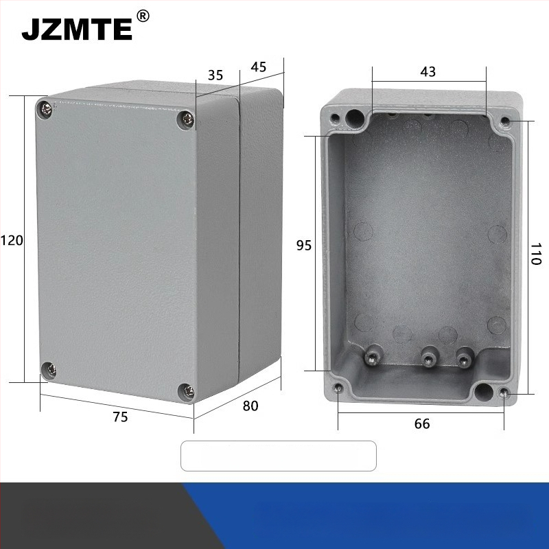 Valatud alumiiniumist välistingimustes veekindel terminalikast, 440V või rohkem, JZMTE, import