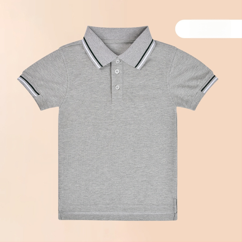 Поло риза от памук за лято 2024, райета или едноцветна шарка, за деца над 140 см.