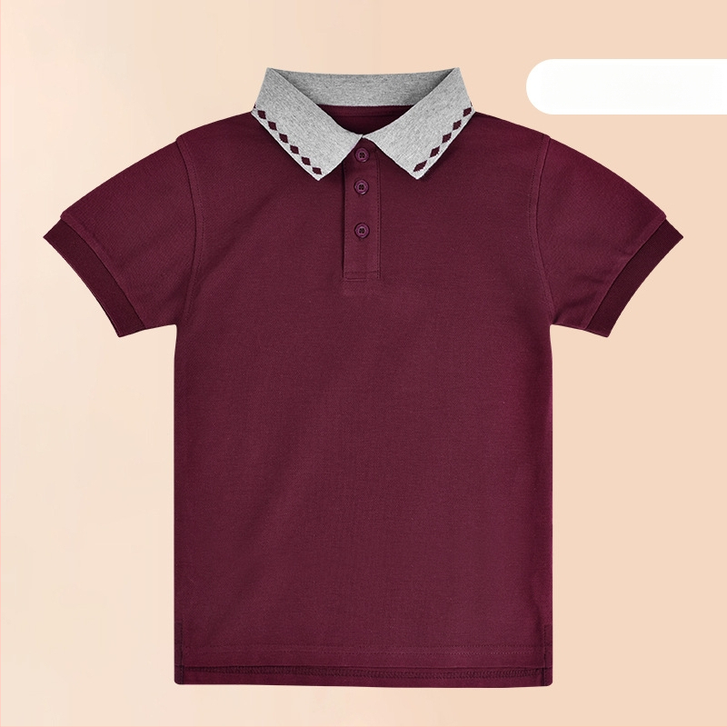 Поло риза от памук за лято 2024, райета или едноцветна шарка, за деца над 140 см.