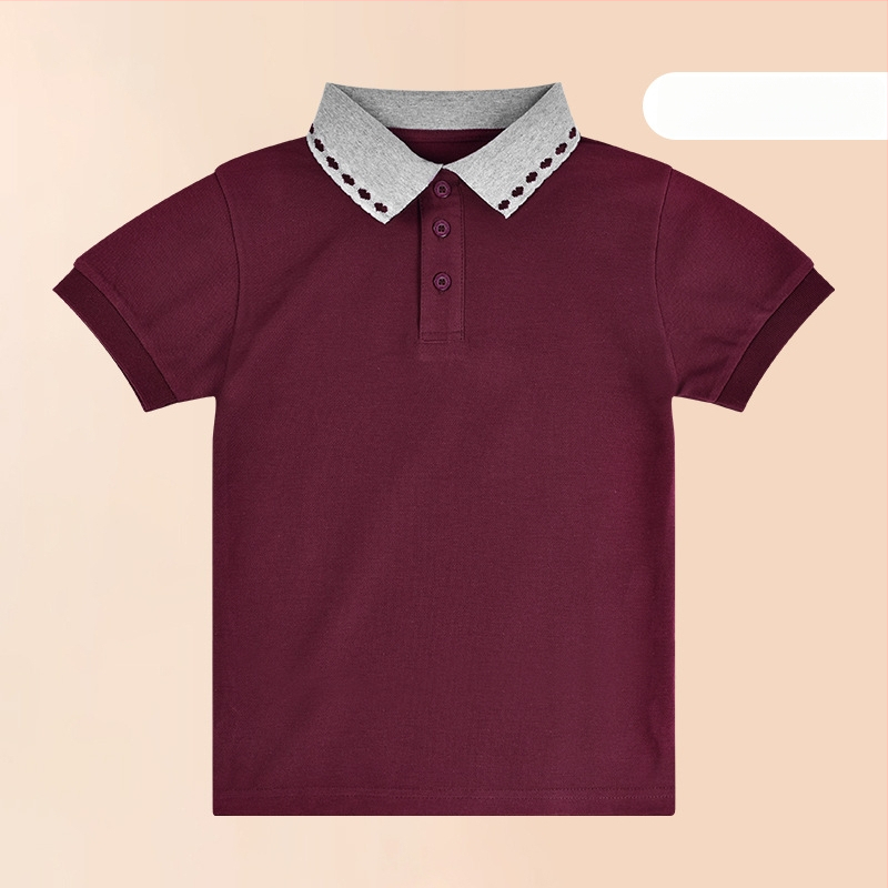 Поло риза от памук за лято 2024, райета или едноцветна шарка, за деца над 140 см.