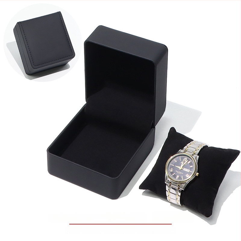 PU odinė laikrodžių dėžutė, PS modelis, dėžutė dovanoms ir juvelyrikai, elektroplatinavimo paviršius