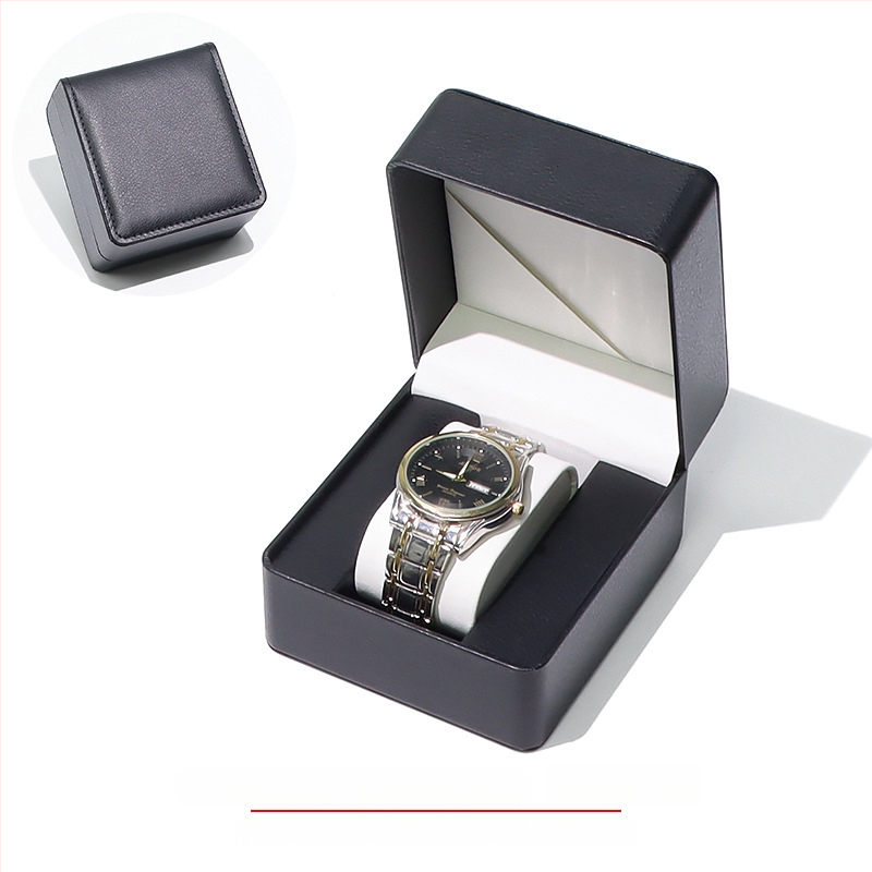 PU odinė laikrodžių dėžutė, PS modelis, dėžutė dovanoms ir juvelyrikai, elektroplatinavimo paviršius