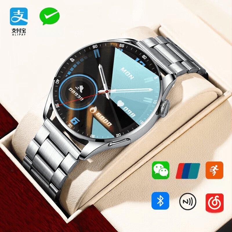 GT8 Pametni sat S12 uz Bluetooth pozive, mjerenje srčanog ritma, vodootporan, TFT zaslon, magnetsko punjenje