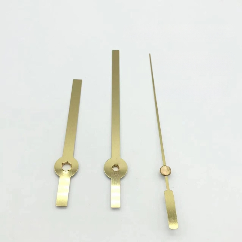 Kvarcinis laikrodžio mechanizmas su metalo korpusu ir laikrodžio rankomis • Prekės ženklas: Clock hand • Mechanizmas: kvarcinis • Pakuotė: 500 vnt.