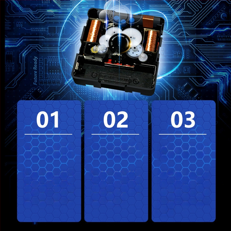 Laudkell analoogse näiduga, mehaaniline liikumine, töötab patareidega, karastatud klaasist dial, vaikne töö