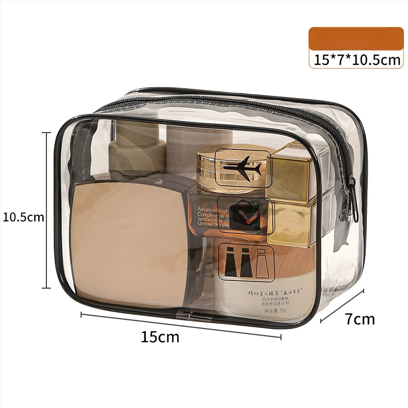 Ceļojumu kosmētikas soma, ūdensnecaurlaidīga, kubiska forma, materiāls PVC un zīds, daudzfunkcionāla