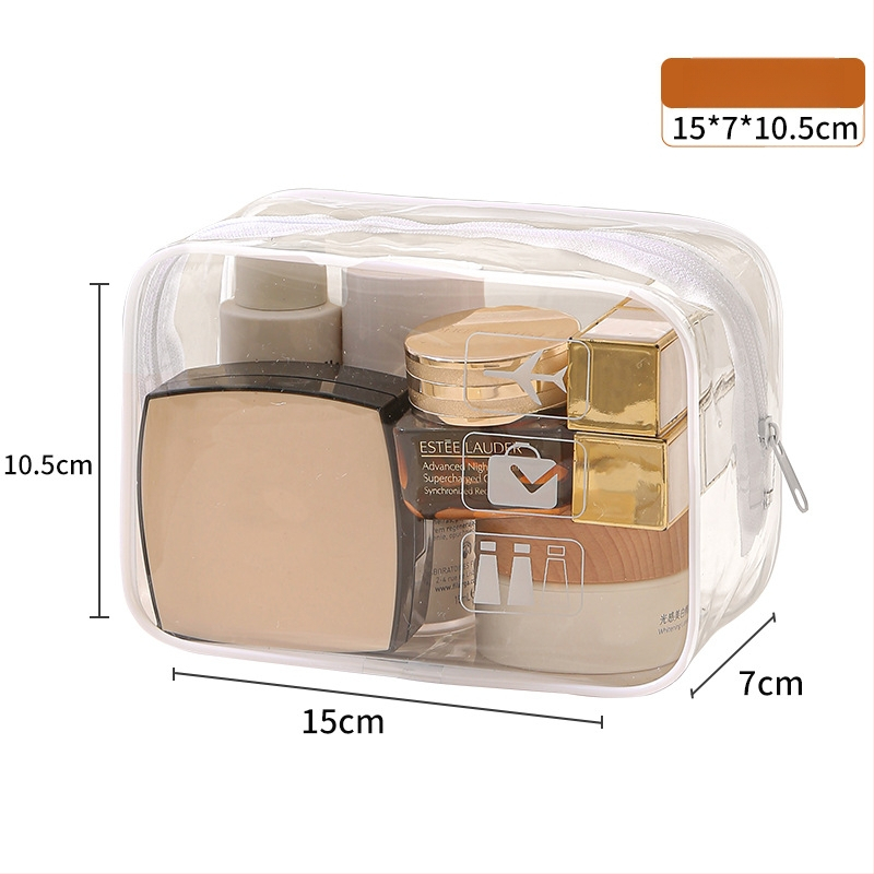Ceļojumu kosmētikas soma, ūdensnecaurlaidīga, kubiska forma, materiāls PVC un zīds, daudzfunkcionāla