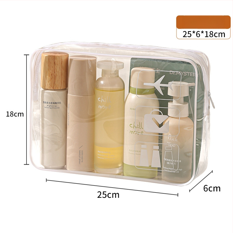 Ceļojumu kosmētikas soma, ūdensnecaurlaidīga, kubiska forma, materiāls PVC un zīds, daudzfunkcionāla