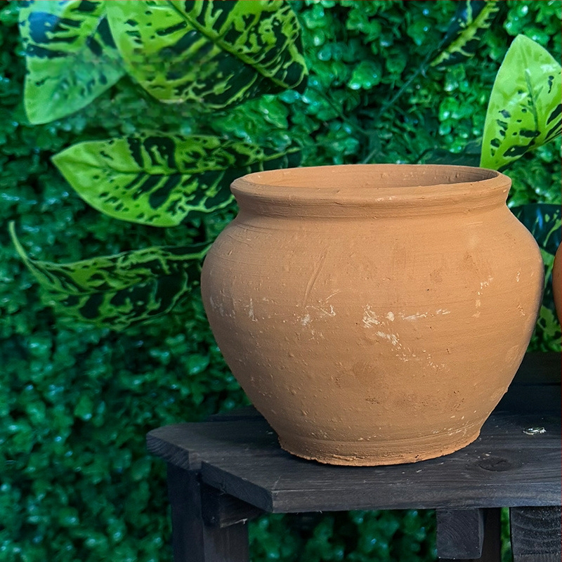 Šaknų kontrolės konteineris - molinis grindinis vazonas, kaimiško stiliaus, HP3RYzmy