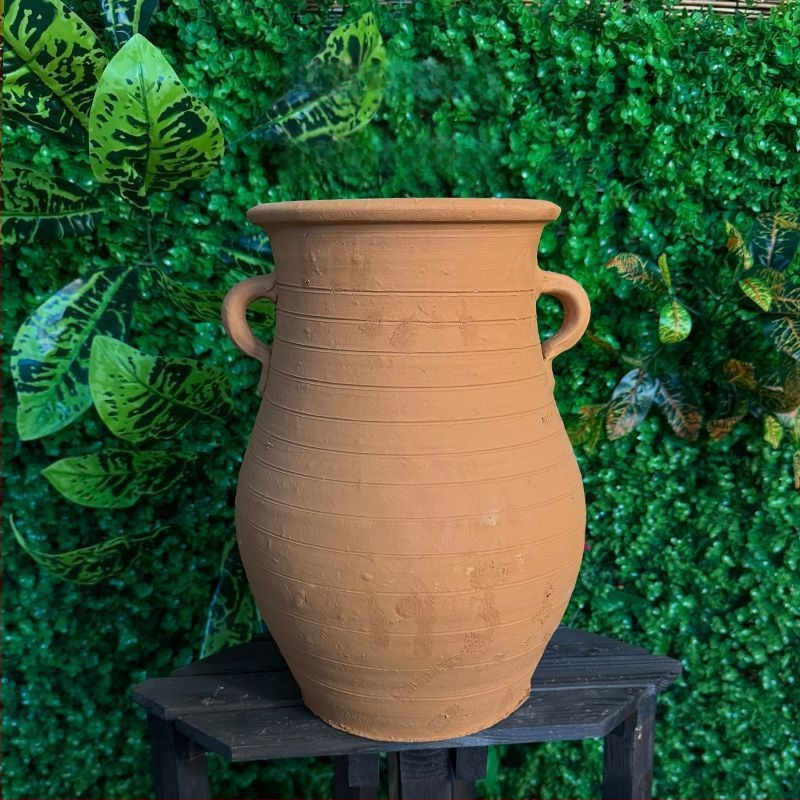 Šaknų kontrolės konteineris - molinis grindinis vazonas, kaimiško stiliaus, HP3RYzmy