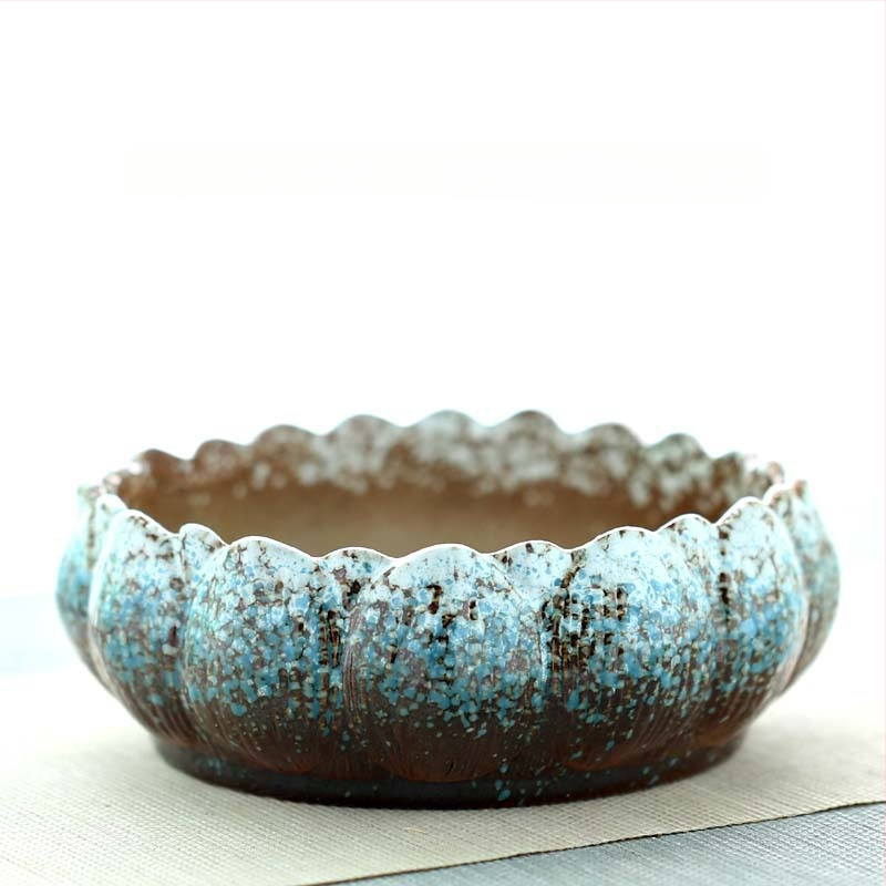 Keraminė vazonas hidroponinėms augalams, stovi ant grindų, klasikinio stiliaus, namų sodininkystei