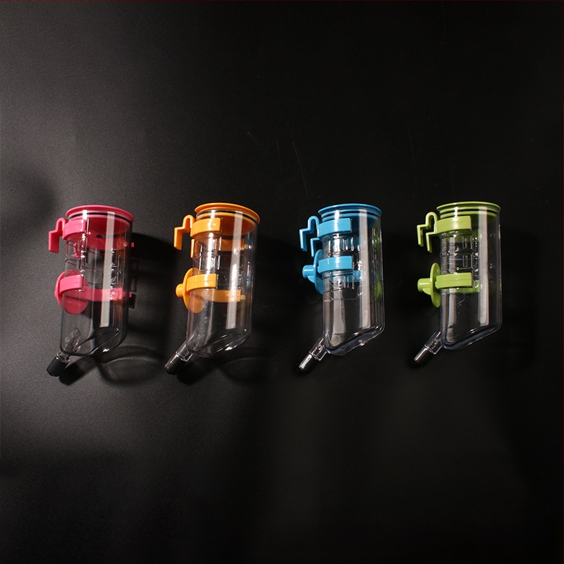 Naminių gyvūnėlių vandens puodelis su pakabintu automatu — plastikinis, prekinis ženklas Dog overlord, tinkamas šunims ir katėms