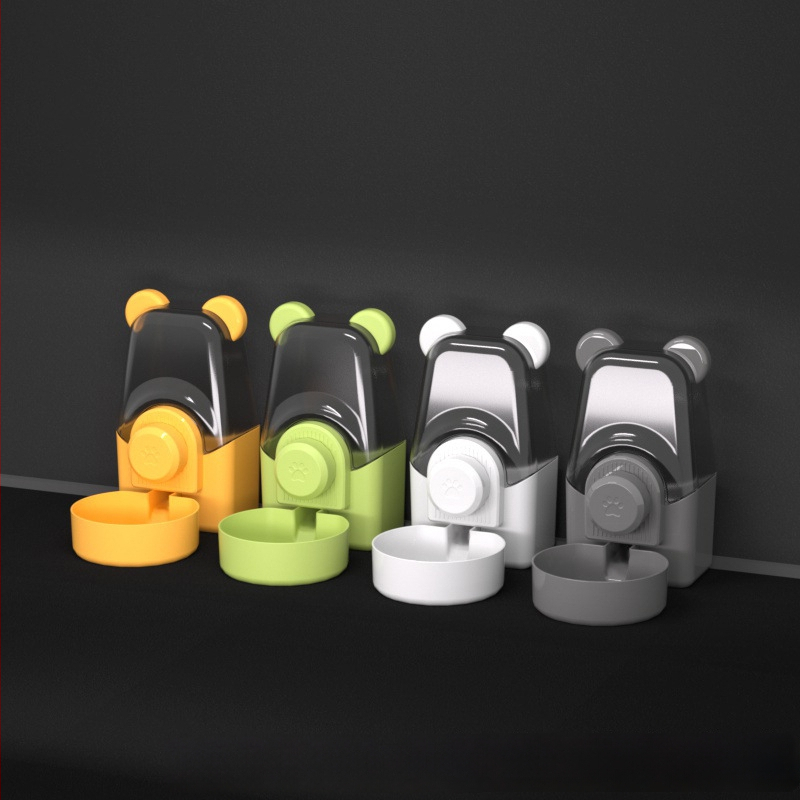 Naminių gyvūnėlių vandens puodelis su pakabintu automatu — plastikinis, prekinis ženklas Dog overlord, tinkamas šunims ir katėms