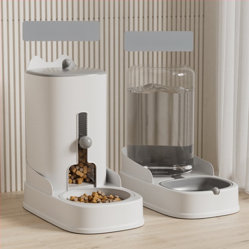 Αυτόματος ποτιστής νερού για γάτες, PP υλικό, πλήρες σετ αυτόματης σίτισης, είδη κατοικίδιων ζώων