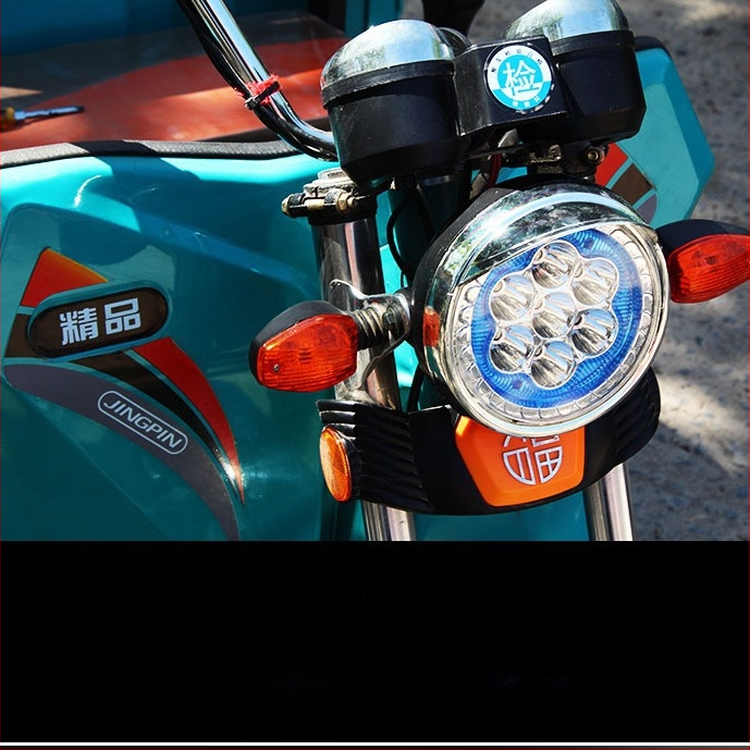 Elektriline kolmerattaline eesmine tuli – väga ere LED-lamp, ees, ühilduv 12V/48V/60V