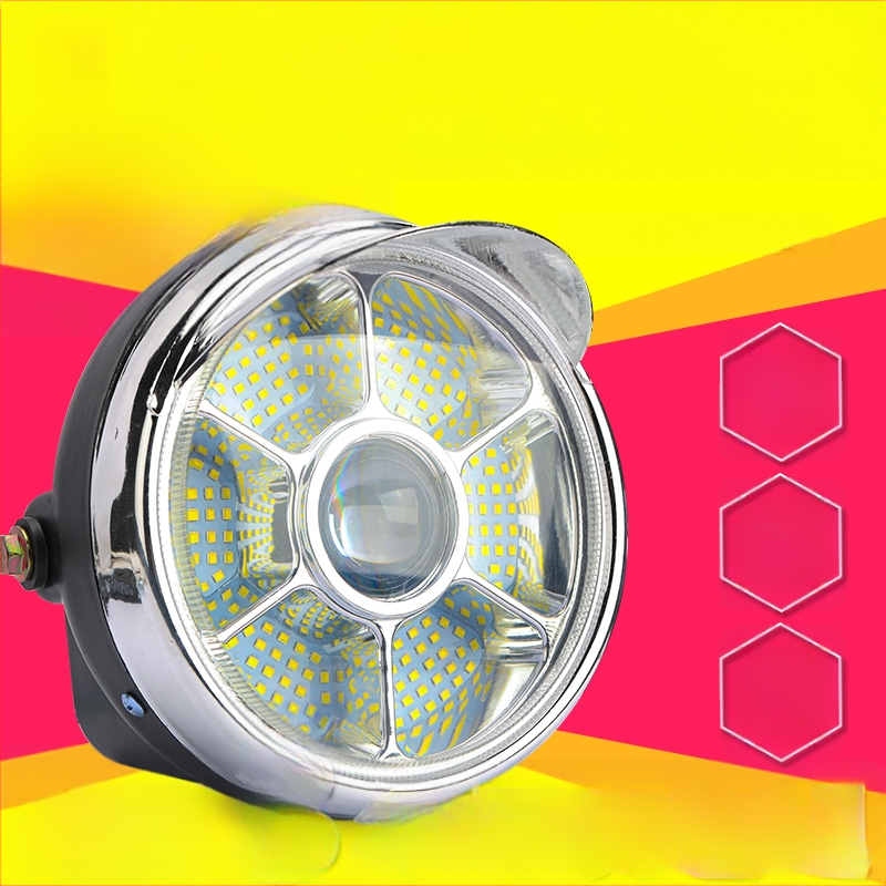 Elektriline kolmerattaline eesmine tuli – väga ere LED-lamp, ees, ühilduv 12V/48V/60V