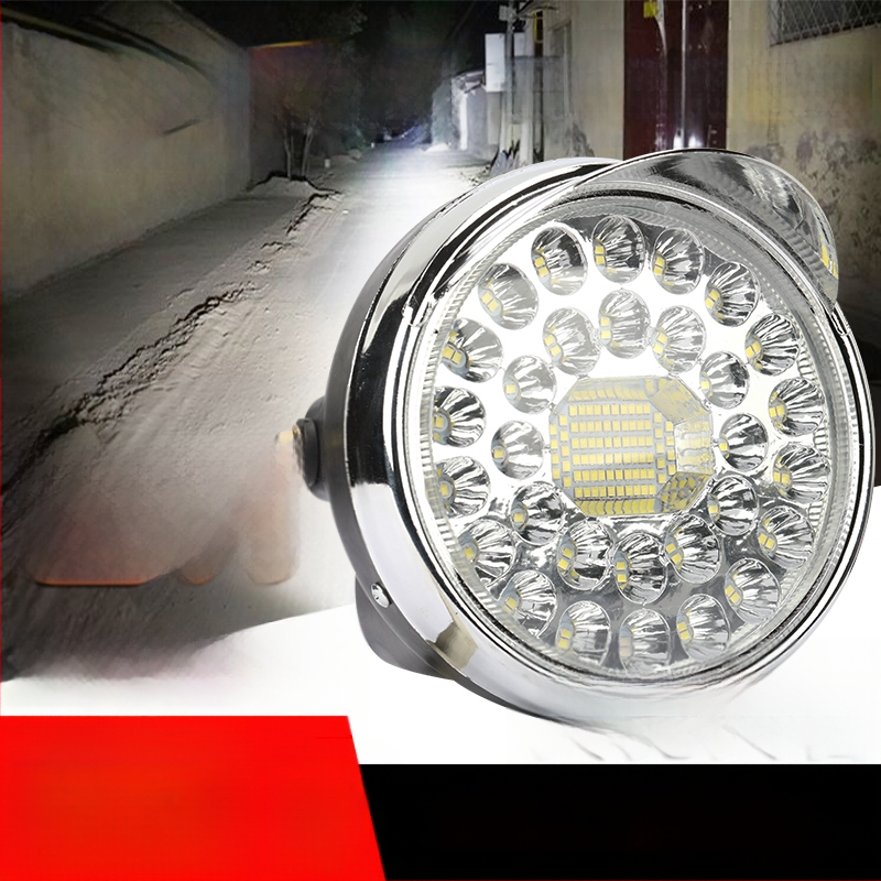 Elektriline kolmerattaline eesmine tuli – väga ere LED-lamp, ees, ühilduv 12V/48V/60V