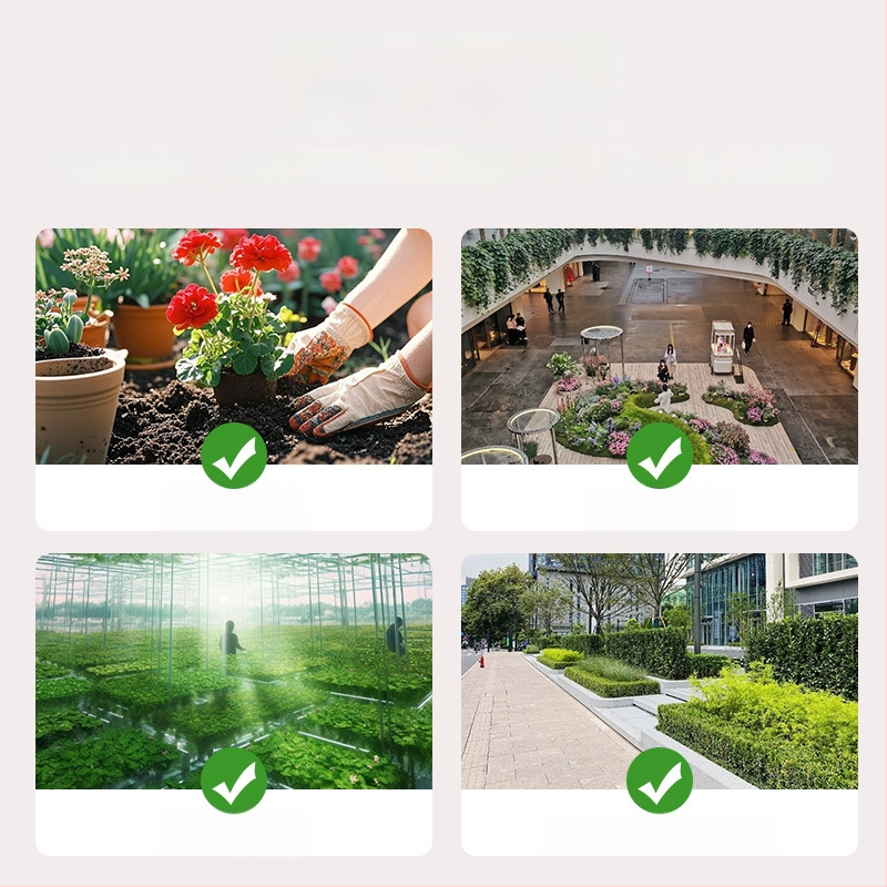 Plastiko gėlių vazonas, grindinis modelis, tinkamas biurui ir namų apdailai, kvėpuojantis, biologiškai skaidrus, atsparus korozijai