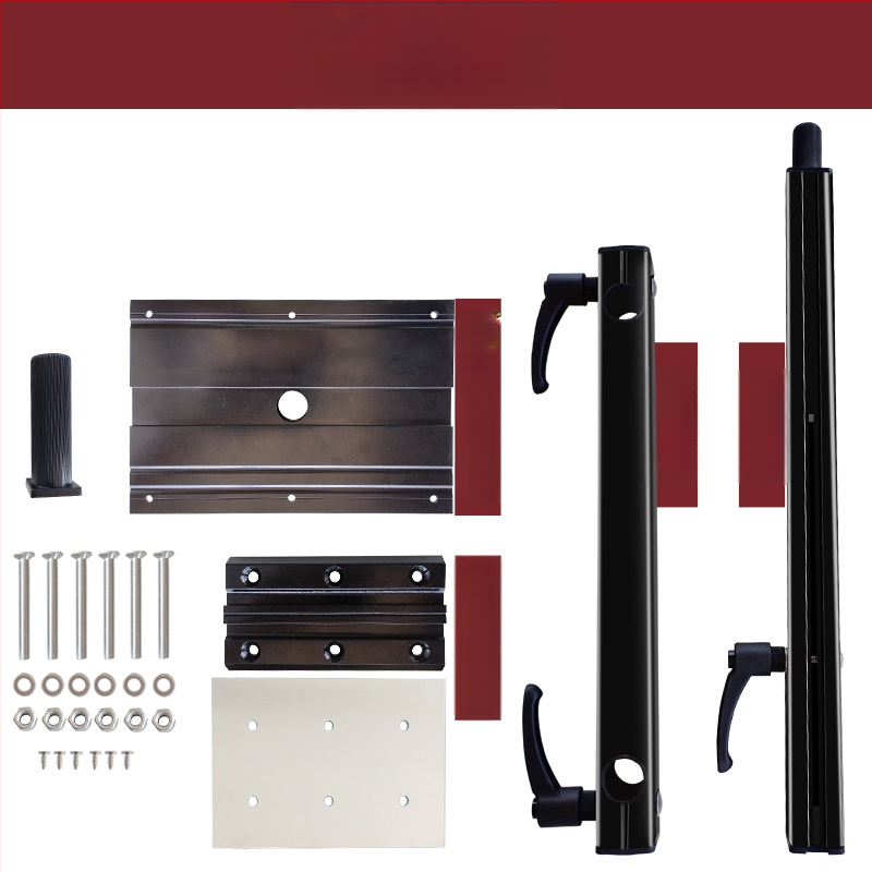 RV pasukamosi iškeliami stalo kojų rinkiniai, išimamas laikiklis saugyklai ir valgomojo stalo laikiklis kemperiui, transporto priemonės modifikavimo priedas (be pritaikymo)