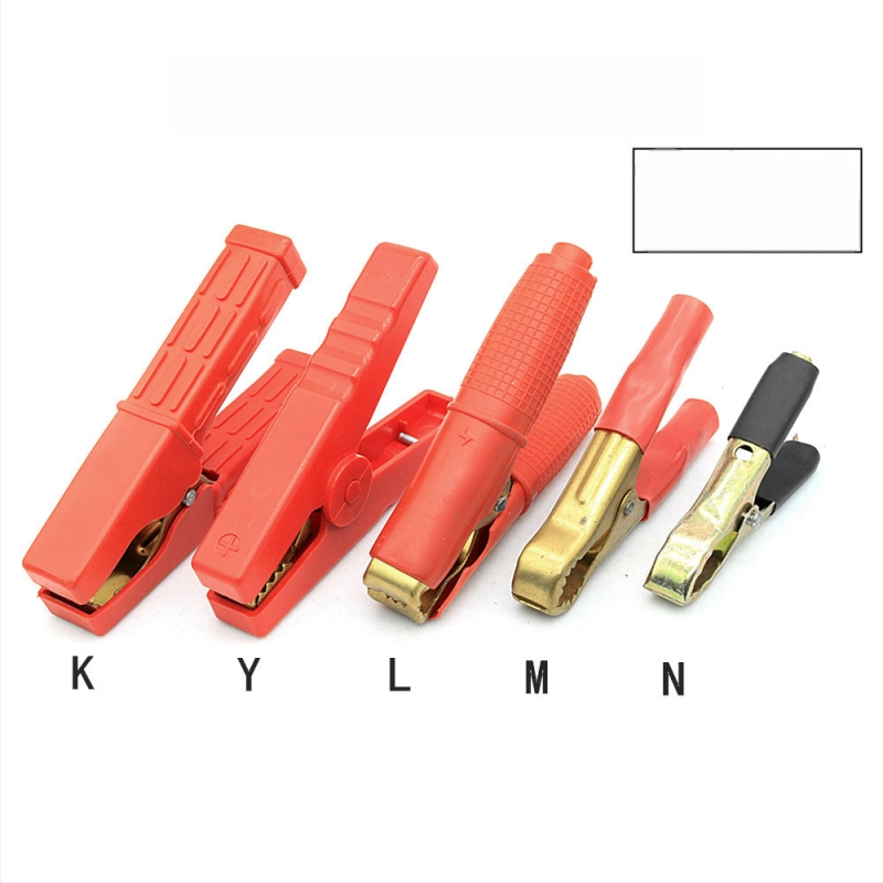 Pawe akumulatora klipsa, krokodila klipsa, tīrs varš, modelis N/M/L/Y/K