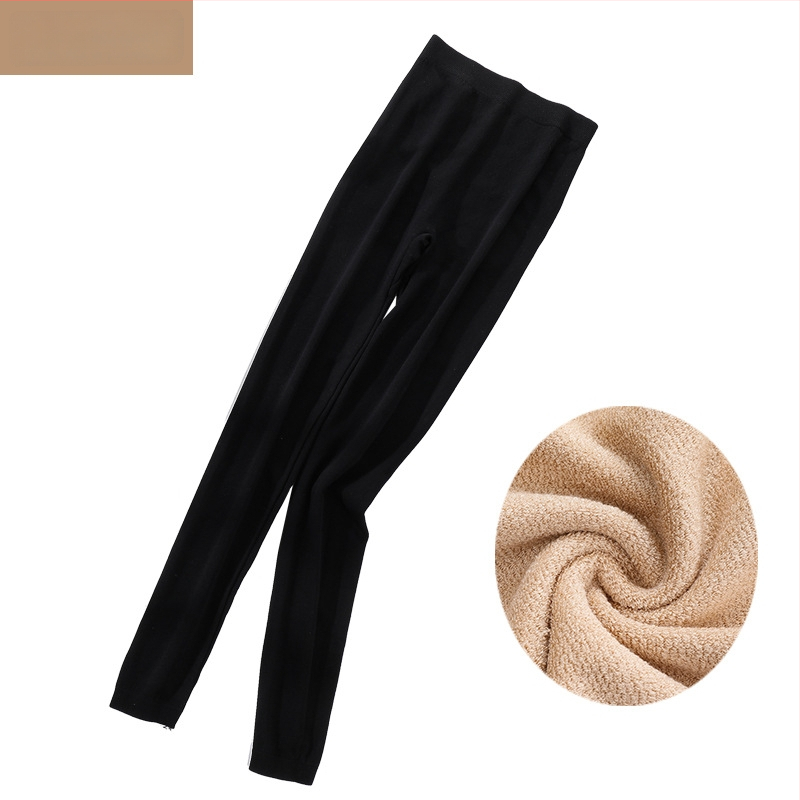 Sieviešu termālās legingas ar vienu terry slāni, viskozes maisījums 30-50%, garums 3/4, bieza auduma 201-250 g/m2