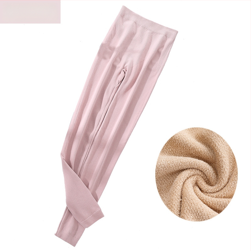 Sieviešu termālās legingas ar vienu terry slāni, viskozes maisījums 30-50%, garums 3/4, bieza auduma 201-250 g/m2