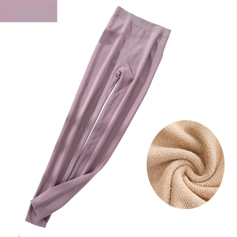 Sieviešu termālās legingas ar vienu terry slāni, viskozes maisījums 30-50%, garums 3/4, bieza auduma 201-250 g/m2