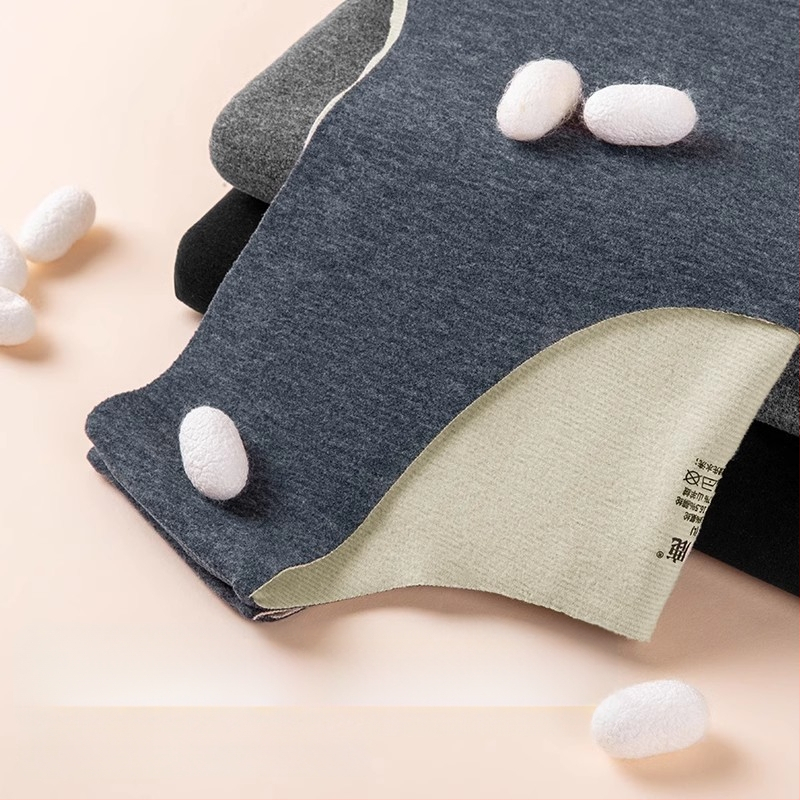 Vīriešu termiskā veste ar dubultiem slāņiem, apaļā kakla, poliestera audums, antibakteriāla funkcija, bieza audums 251–300 g/m²