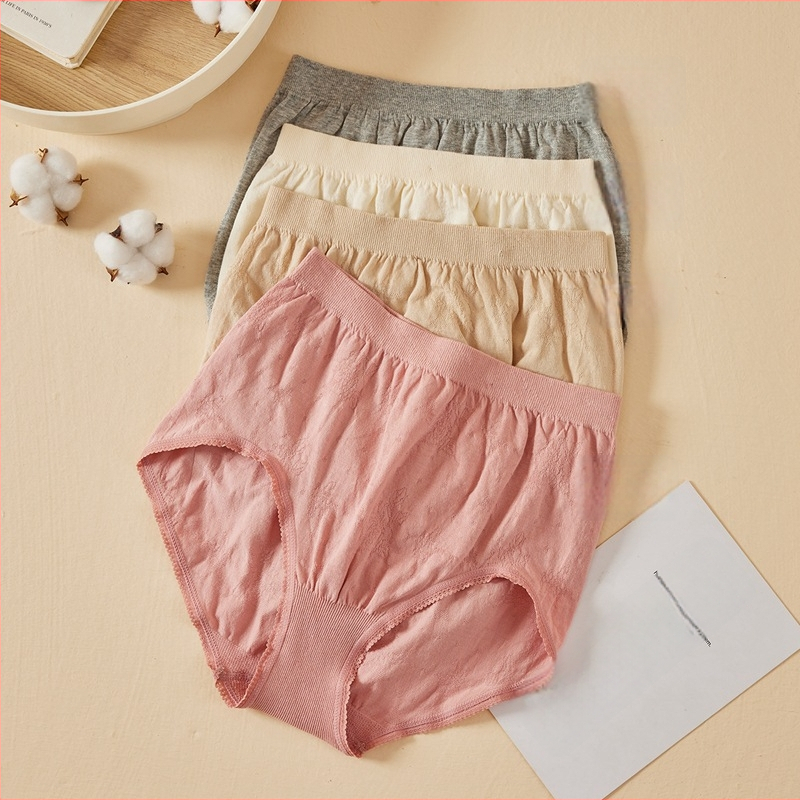 Sieviešu bezšuvju biksītes no combed kokvilnas auduma ar augstu elastību, sēžamvietas pacelšanai, elpojošas