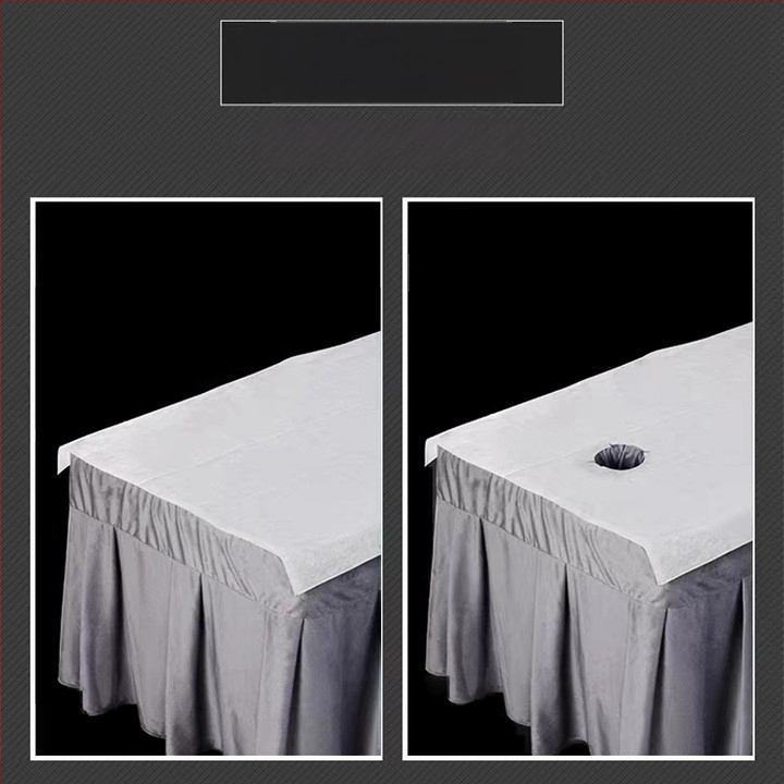 Vienkartinė lovos pakloda grožio salonams, 100 vnt., kvėpuojantis nepluoštinis audinys