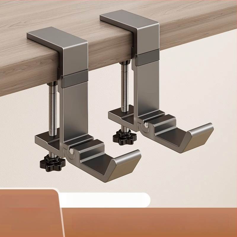 Άγκιστρο για κρέμασμα τσαντών, από αλουμίνιο Space, μονοκόρυφο αγκίστρι, μοντέρνος μινιμαλιστικός σχεδιασμός, φορτίο 0–1 kg