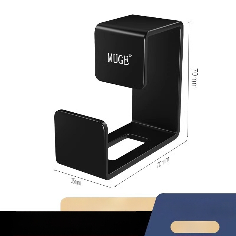 Άγκιστρο νιπτήρα από ανοξείδωτο ατσάλι, χωρίς τρύπημα εγκατάσταση — μοντέρνος μινιμαλιστικός σχεδιασμός, ένας γάντζος, φορτίο 1–3 kg