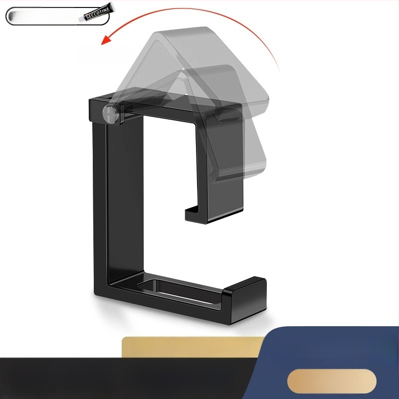 Άγκιστρο νιπτήρα από ανοξείδωτο ατσάλι, χωρίς τρύπημα εγκατάσταση — μοντέρνος μινιμαλιστικός σχεδιασμός, ένας γάντζος, φορτίο 1–3 kg