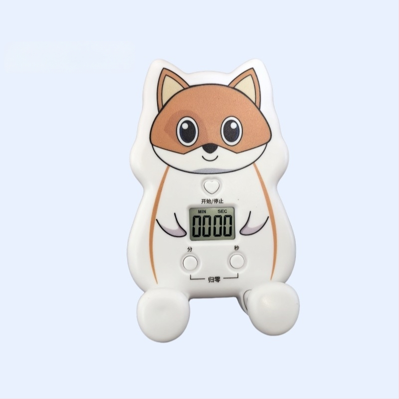 Karikatūrinis stalinis laikmatis – galingas signalas, daugybinis virtuvės laikmatis, atskaitos funkcija ir telefono laikiklis