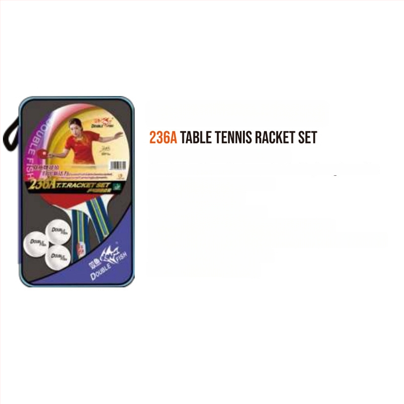 Pisces lauatennise reket A026/A036, kahekülgne anti-kleepuva kumm, 126A/136A, treeninguks ja mängimiseks