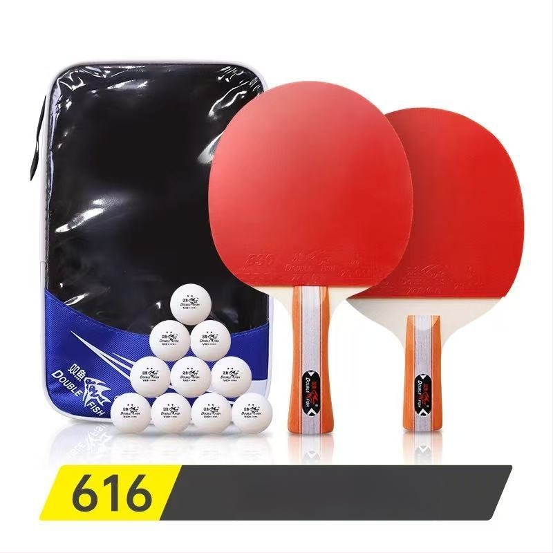 Pisces lauatennise reket A026/A036, kahekülgne anti-kleepuva kumm, 126A/136A, treeninguks ja mängimiseks