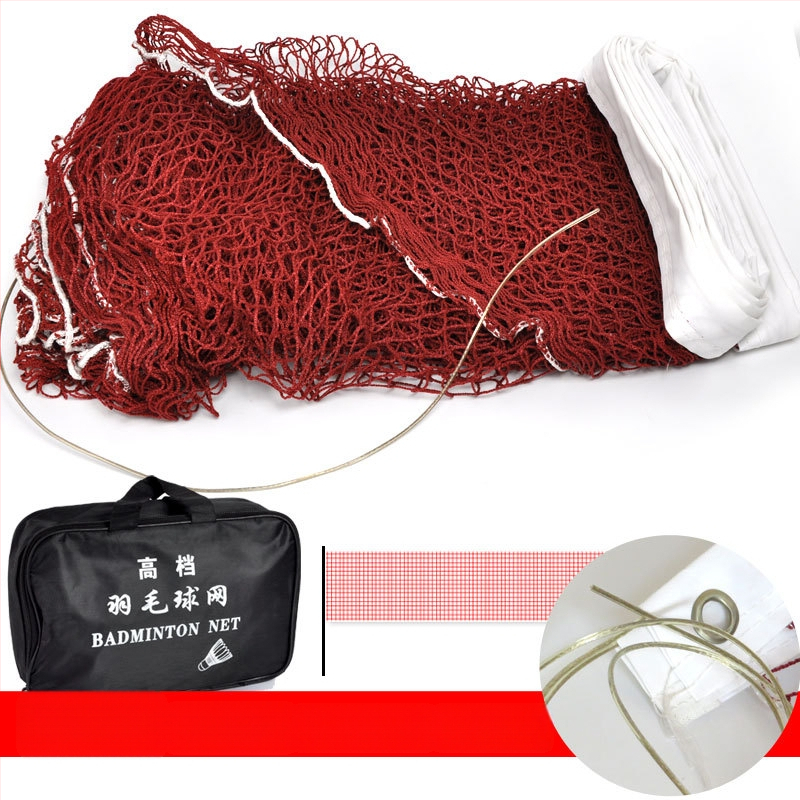 Plasă de badminton – standard pentru competiții la dublu, pliabilă și portabilă pentru interior/exterior, poliester, Yigengmei