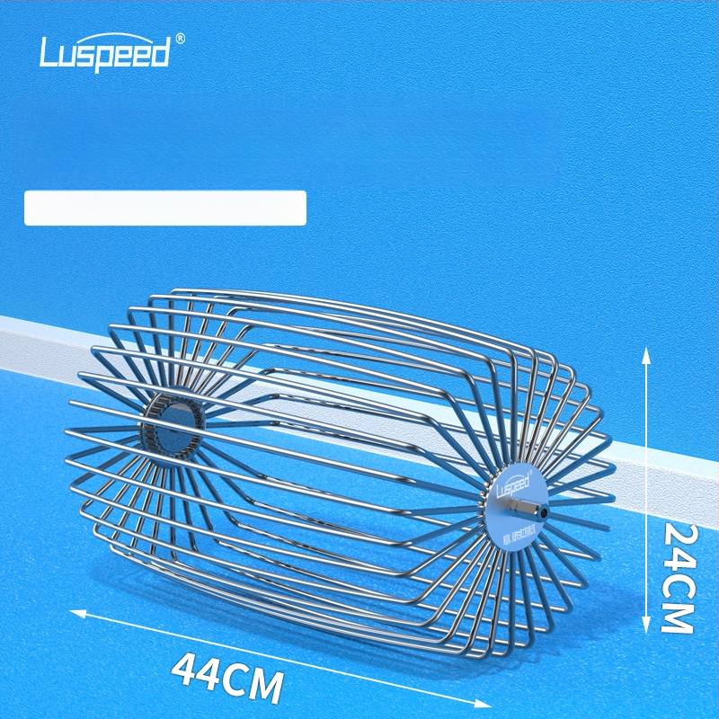 Viegls teleskopiskais tenisa bumbiņu savācējs ar ritināšanas mehānismu