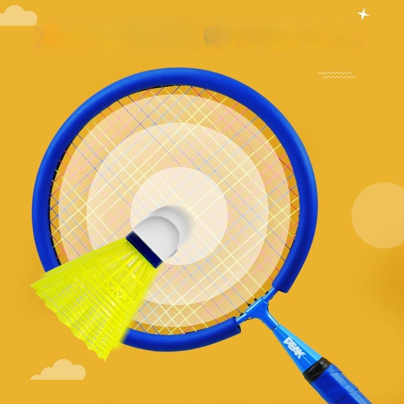 Peak Bērnu ultra viegls badminton komplekts – divas raketes, rāmis no dzelzs sakausējuma, svars 95–100 g, roktura G5