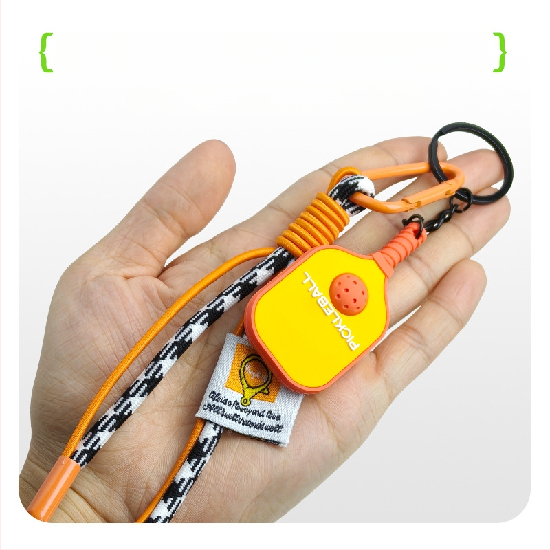 PVC medžiagos pickleball rakto pakabukas, Haiyang prekės ženklas, pritaikomas, vienas rinkinys