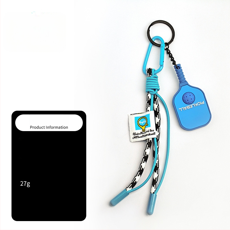 PVC medžiagos pickleball rakto pakabukas, Haiyang prekės ženklas, pritaikomas, vienas rinkinys