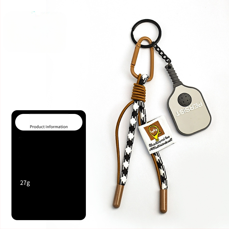 PVC medžiagos pickleball rakto pakabukas, Haiyang prekės ženklas, pritaikomas, vienas rinkinys