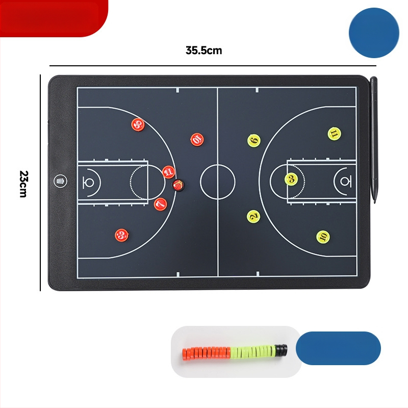 Futbola taktikas plāksne – magnētiska elektroniska treneru tablo, materiāls Qita, komplekts 20 gab., rezultātu tabla/maiņa/taktika