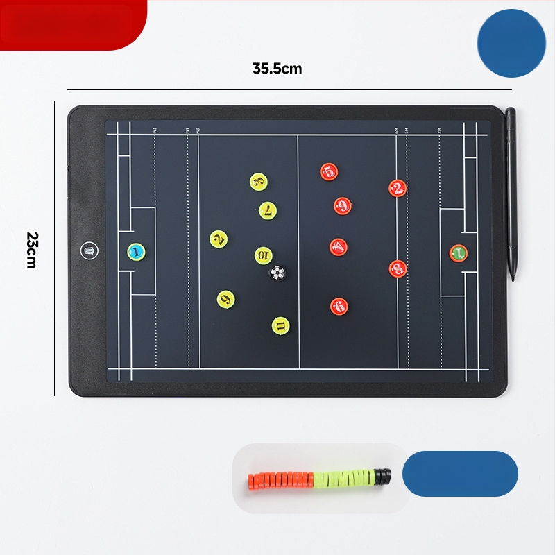Futbola taktikas plāksne – magnētiska elektroniska treneru tablo, materiāls Qita, komplekts 20 gab., rezultātu tabla/maiņa/taktika