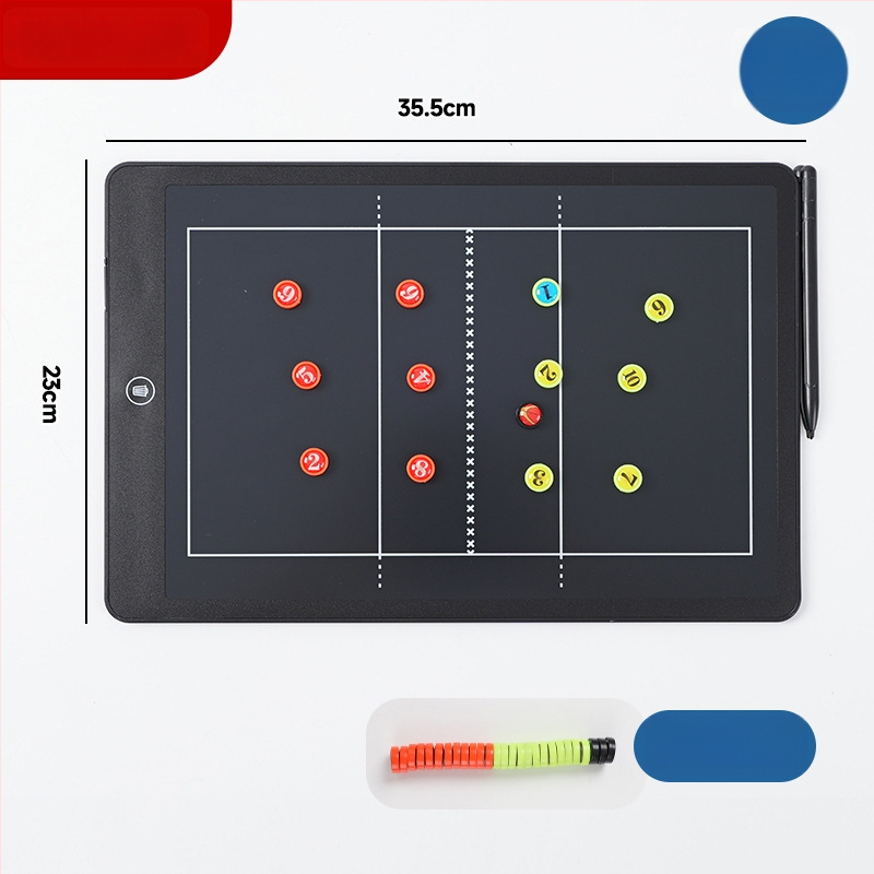 Futbola taktikas plāksne – magnētiska elektroniska treneru tablo, materiāls Qita, komplekts 20 gab., rezultātu tabla/maiņa/taktika