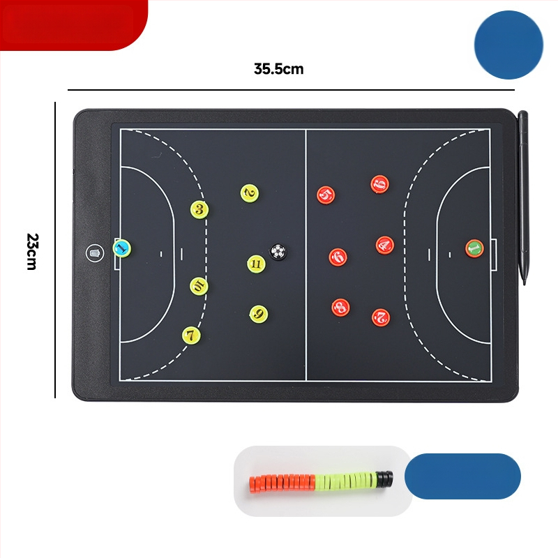 Futbola taktikas plāksne – magnētiska elektroniska treneru tablo, materiāls Qita, komplekts 20 gab., rezultātu tabla/maiņa/taktika